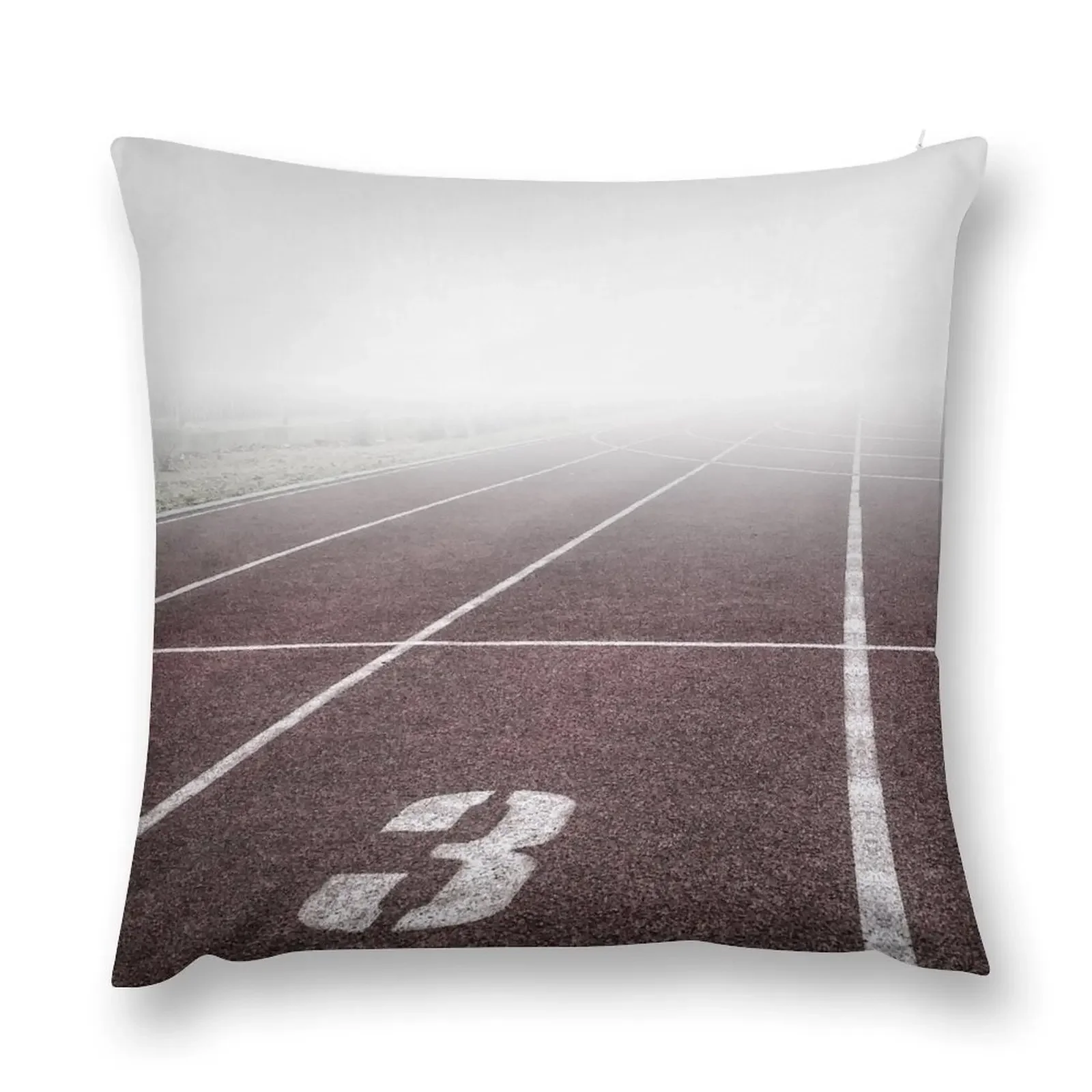 Track and Field Fog Scenery Throw Pillow Sofa Cushions Cover Cusions Cover Christmas Pillow Cases Sofa Cushion Cover pillow