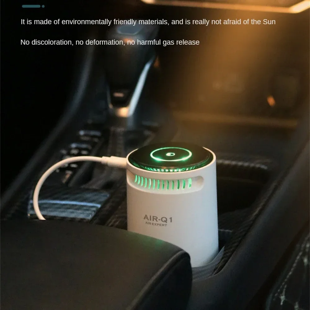 Xiaomi Youpijn Car Air HEPA Filter Purifier Smoke Odor Remover Air Freshener Negative Ion Generator Compact Desktop Air Cleaner