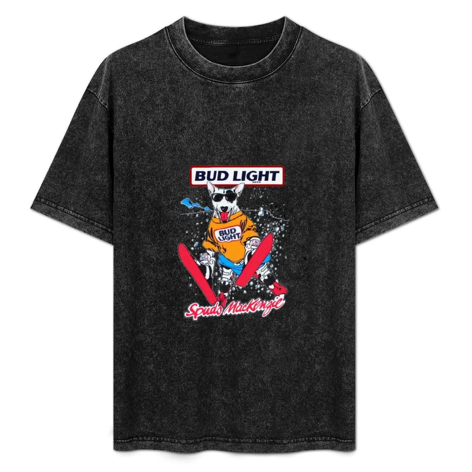 

Футболка Spuds Mackenzie Snowboard (в стиле 80-х годов) — модная футболка с принтом для мужчин