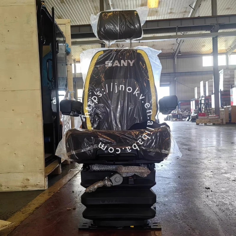 Sany excavator driver seat 60328846 genuine Sany excavator operator seat assembly