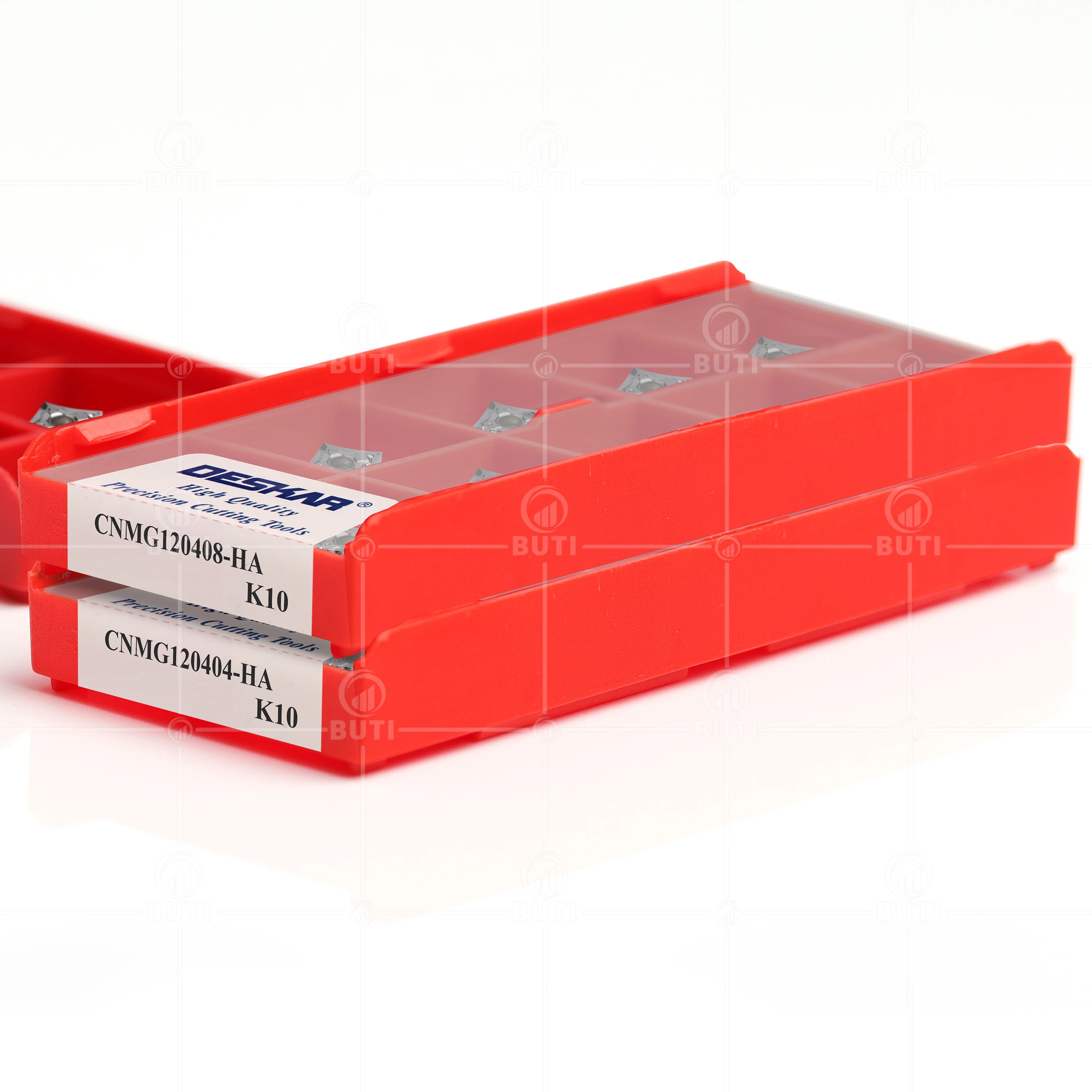 Imagem -04 - Deskar 100 Original 10 Peças Cnmg120404 ha K10 Cnmg120408 ha K10 Cnc Torneamento Lâminas Torno Ferramenta de Carboneto Inserções para Alumínio