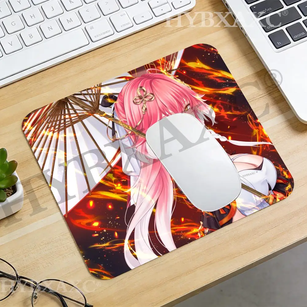 HYBXAXC Wuthering Waves Pc Gamer Small Mouse Pad PC Accessories Xxl Kawaii Changli HD Printing Pad Desk Protector Mousepad