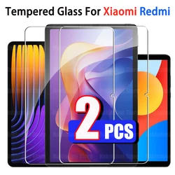 2PCS Tempered Glass Screen Protector for Xiaomi Pad 8 7 6 5 2 Pro K 11.2 11 inch Redmi Pad SE 4G 8.7 5G 8.8 POCO Pad X1 M1 12.1