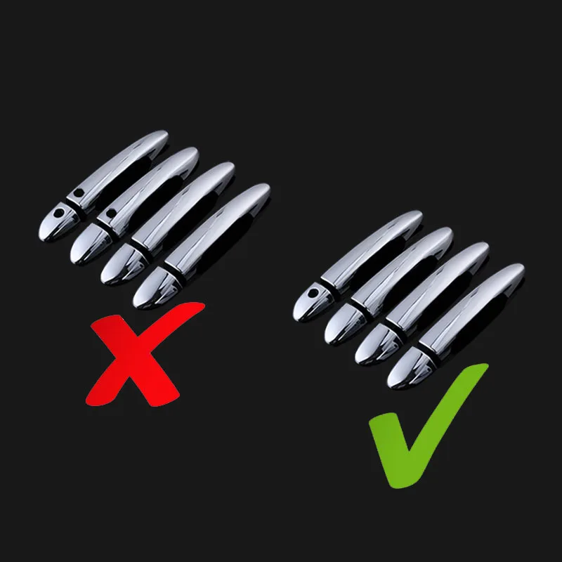 For Mazda 2 3 6 Cx-5 2012 2013 2014 2015 2016 2017 Chrome Side Door Handle Cover Catch Trim Overlay Molding Garnish M2 M3 M6 Cx5