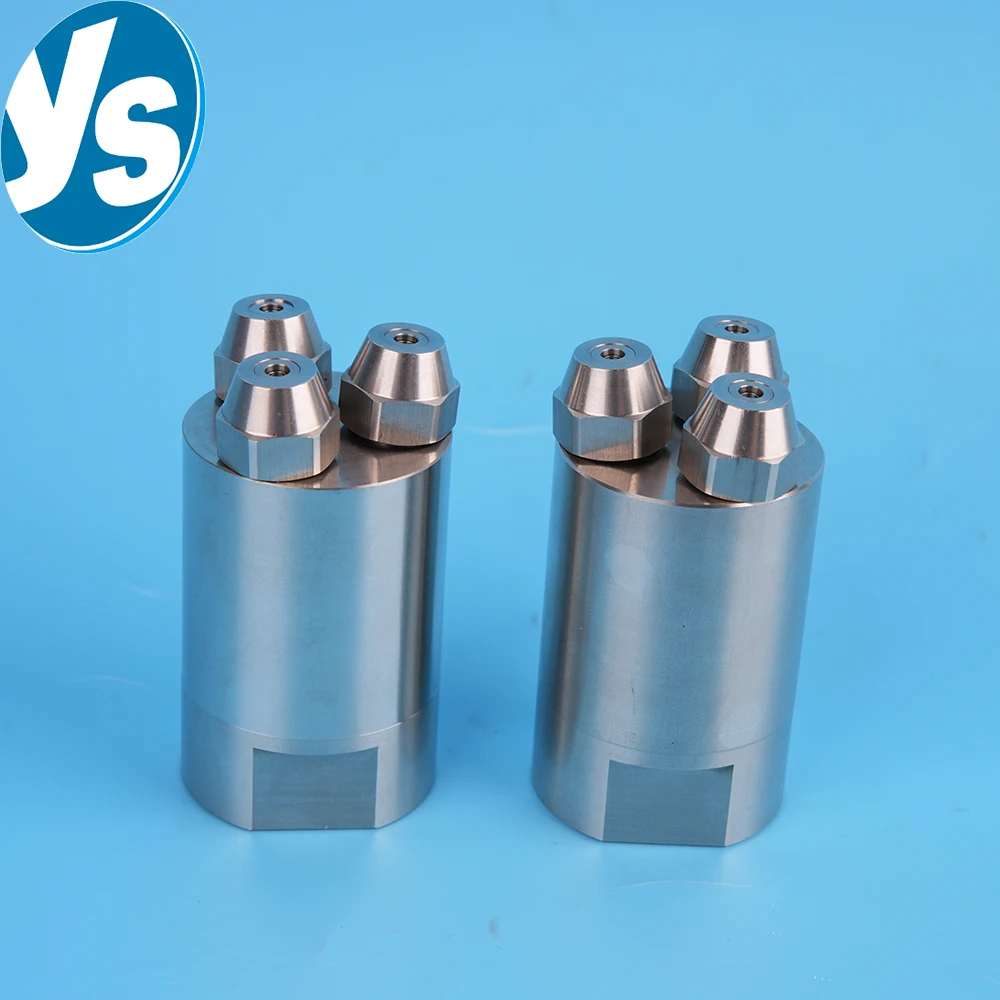 

Stainless Steel Siphon Cone Air Atomizing Nozzle – for Diesel/Heavy Oil/Waste Oil Burners – 3-Hole Design, 15-45° Spray Angle