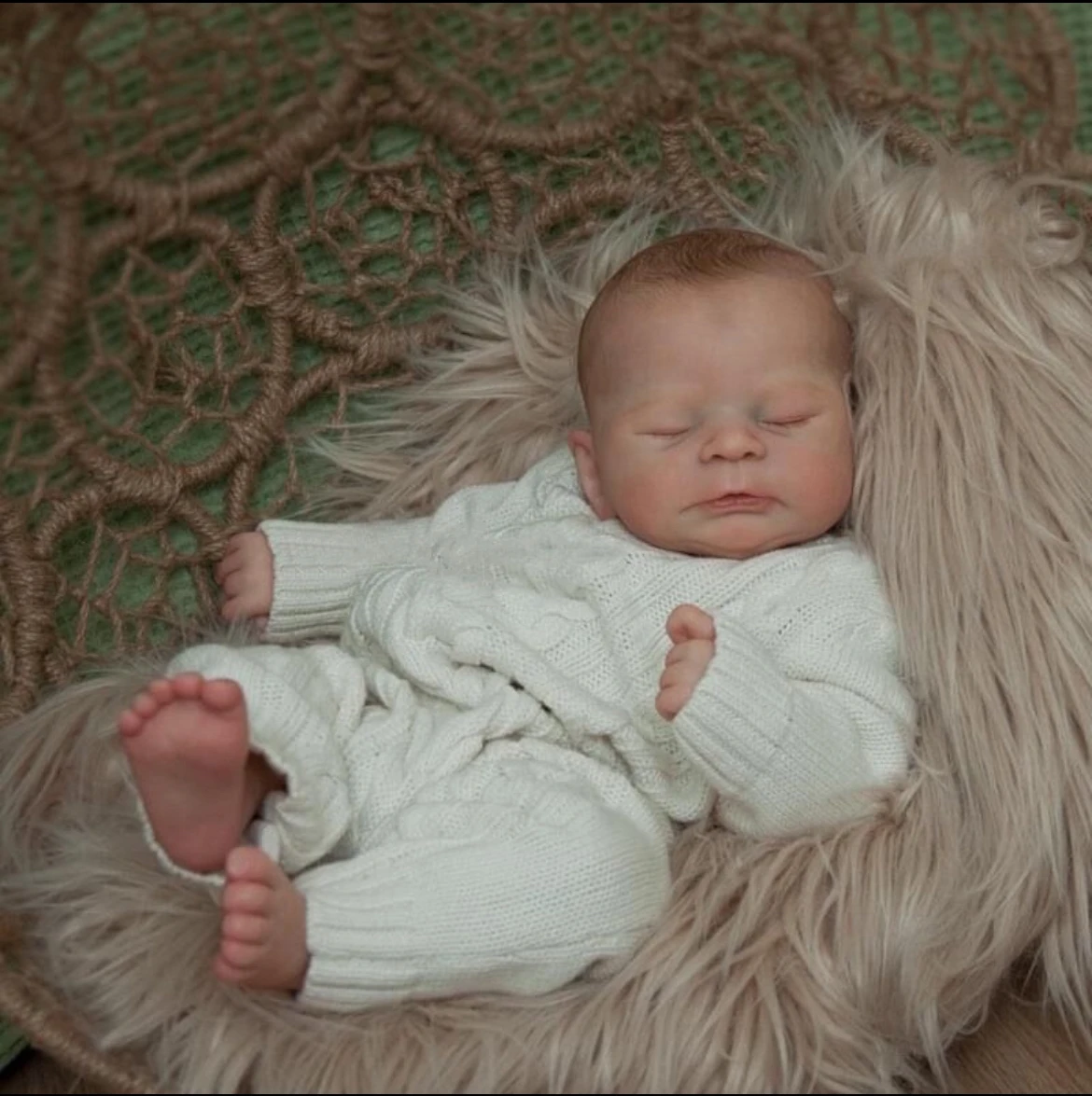 

Реалистичная кукла реборн 46 см, подробная кожа, реалистичное выражение, идеальный подружь игру, отличный рождественский подарок для детей