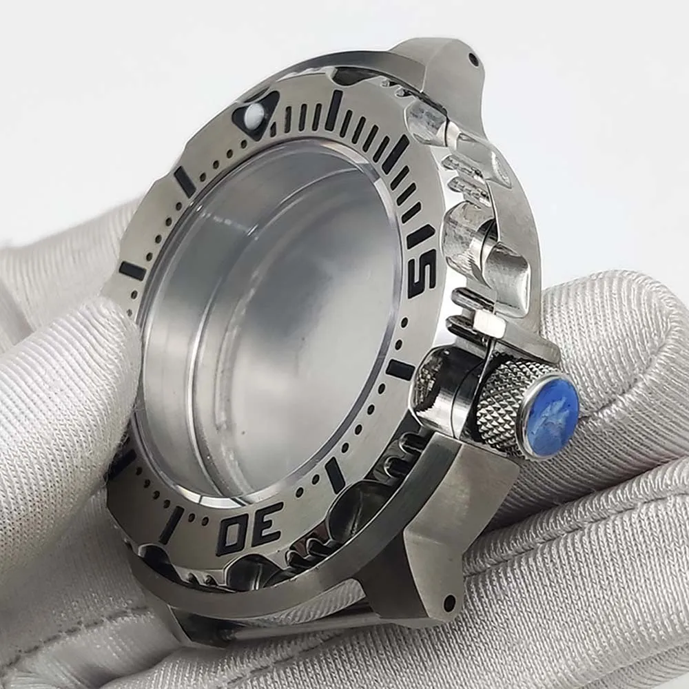 NH35 Cassa 42MM Cassa per orologio in acciaio inossidabile + braccialetto per NH35/NH36/NH38/NH70/4R Movimento Shell Cinturino per orologio adatto quadrante da 29 mm