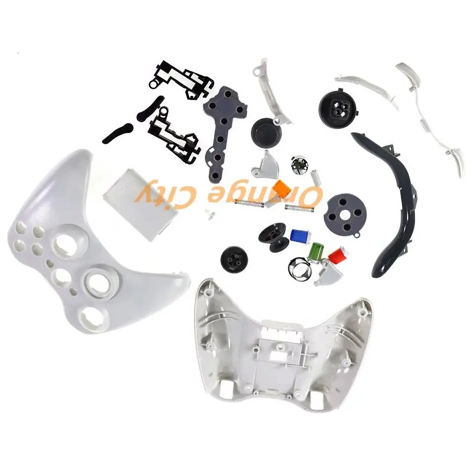 Replacement For XBOX360 Wireless Controller Case Cover Kit Thumbsticks For Xbox 360 Gamepad Full Housing Shell and Buttons view 2