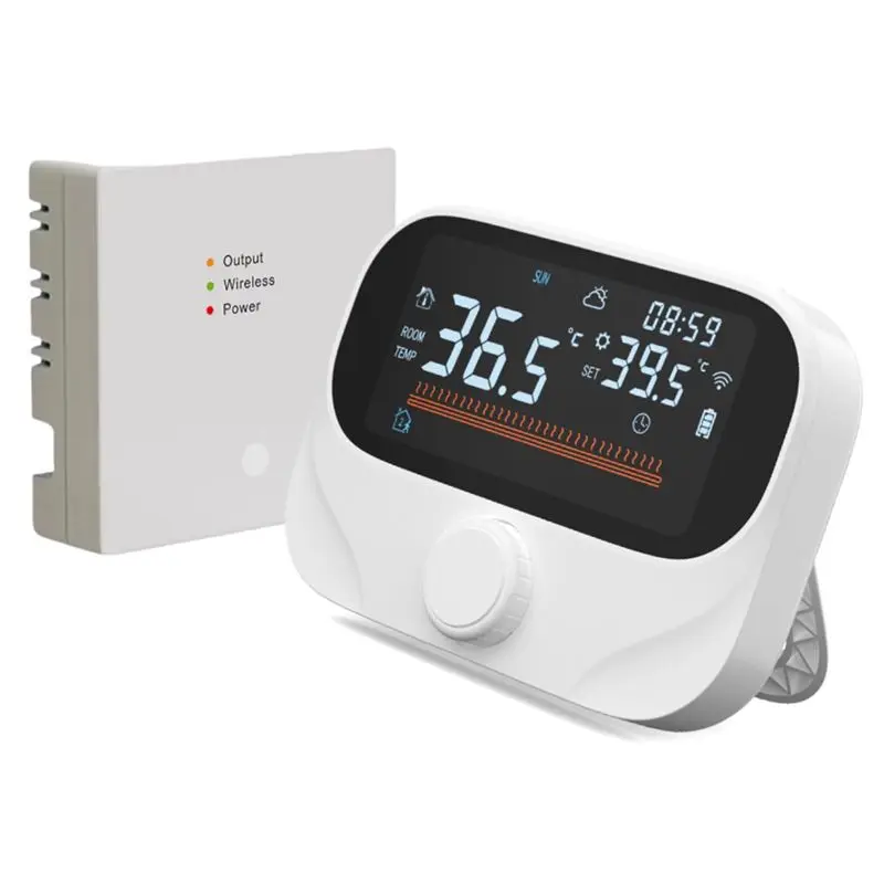 A02M-Tuya Wifi Smart Home Wireless Thermostat RF Battery Gas Boiler Water Heating Digital Temperature Controller