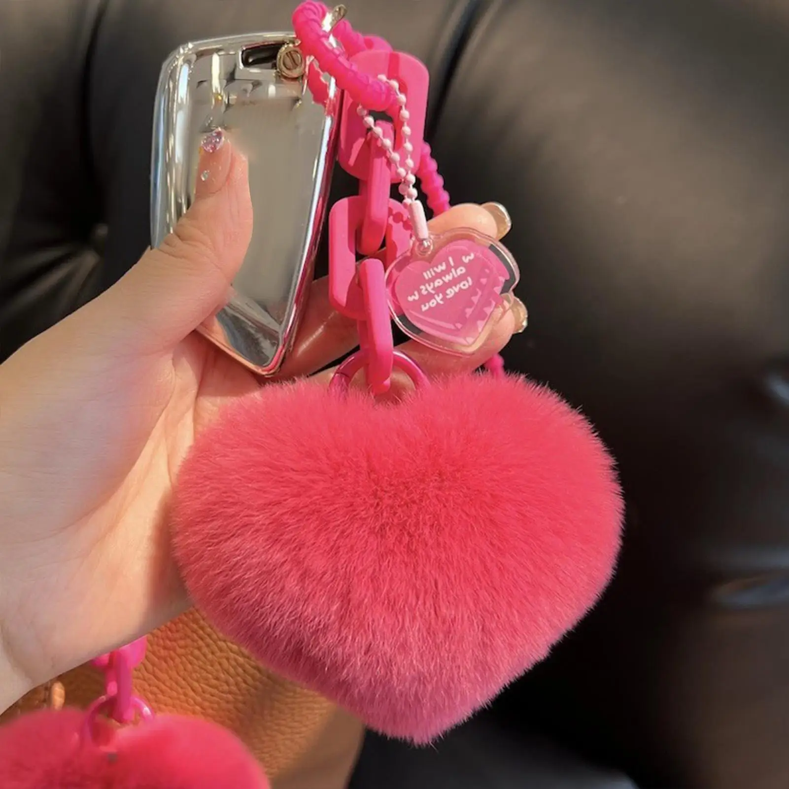 Llaveros de peluche, bolso, llavero, bolso, llavero, accesorio, bolso, colgante para adolescentes, jóvenes, niñas, mujeres, niños, amigos