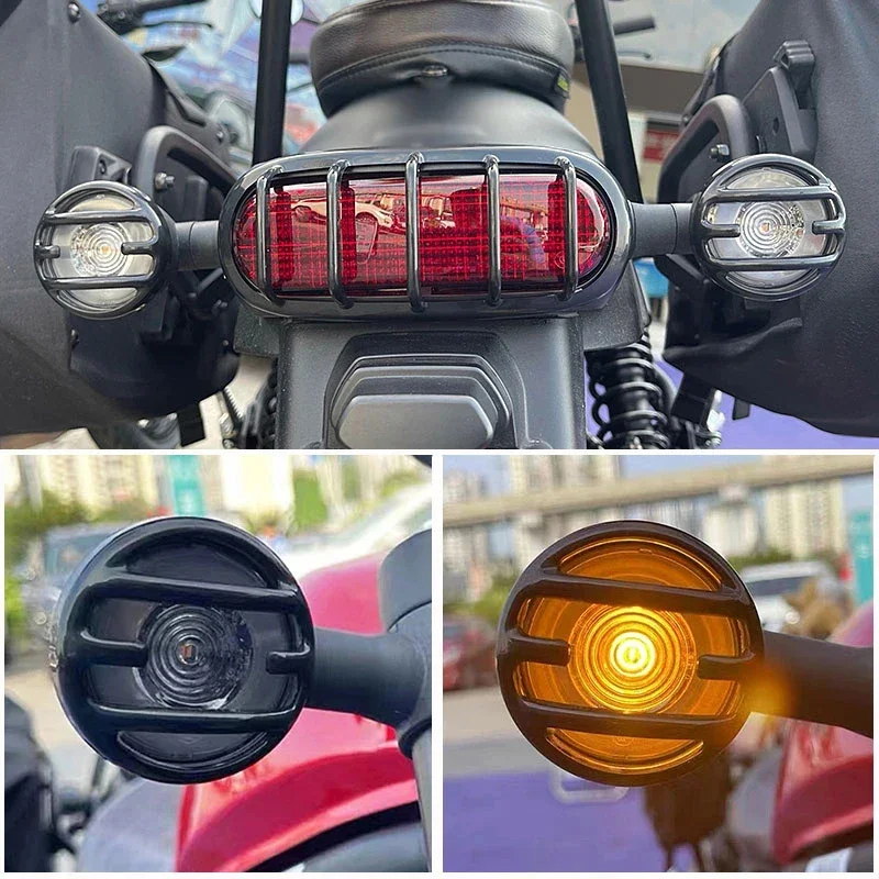 Fit For Honda Rebel CMX300 CMX500 CMX1100 ABS 2020 2021 2022 2023 2024 Motorcycle Headlight Turn Signal Taillight Grill Coverf