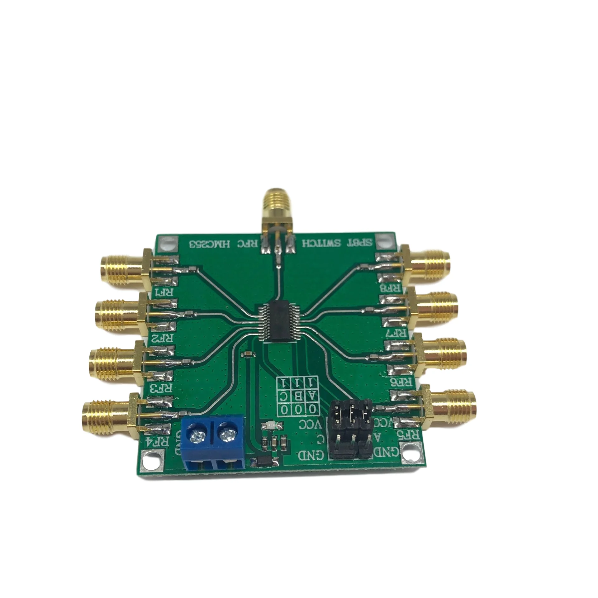 HMC253 DC-2.5 GHz RF SP8T Switch | Non-Reflective Antenna & Channel Selection Switch