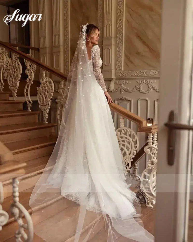 Thumbnail 2 - #21 New Womens Long Sleeve Wedding Dress Arrivals