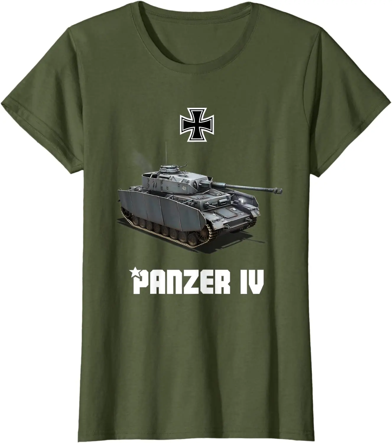 Panzer IV Ausf.G and H WWII German Medium Tank T-Shirt. Premium Cotton Short Sleeve O-Neck Mens T Shirt New S-3XL