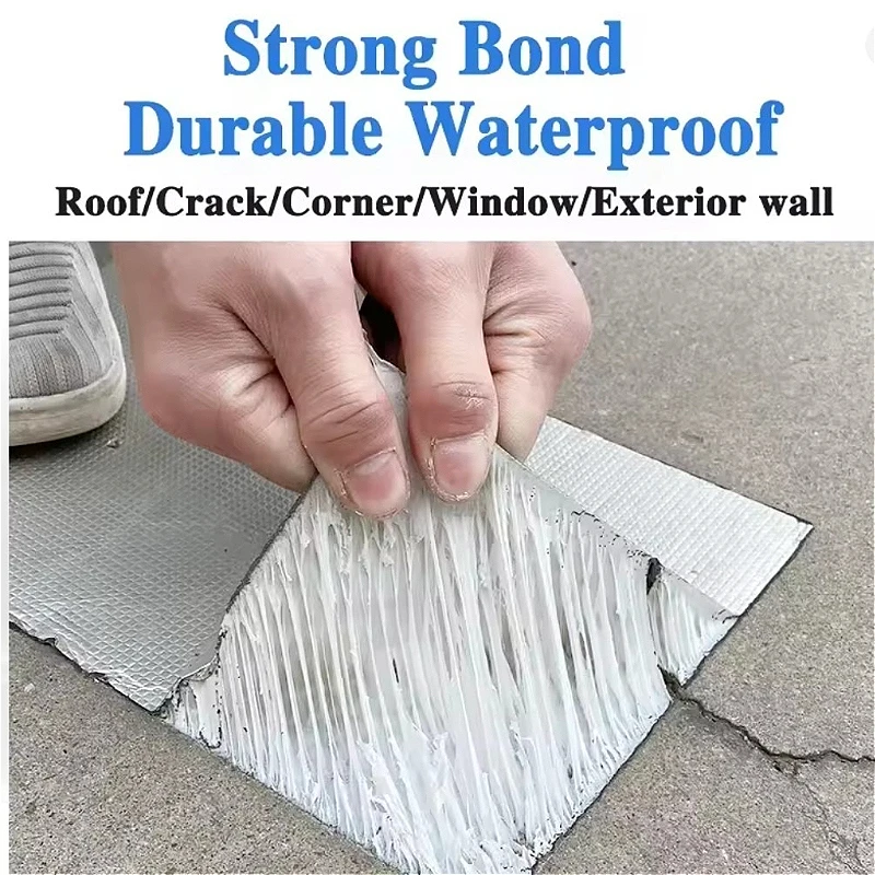 Butyl Tape Duct Tape Roof Leak Repair Roof Color Steel Tile Crack Self-adhesive Aluminum Foil Waterproof Membrane Accessories
