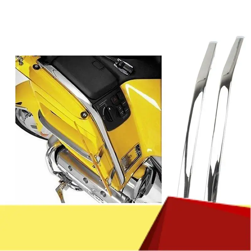 

1 Pair Motorbike Fairing Bow Shaped Strake For Honda Goldwing GL1800 2001 -2011-M53K