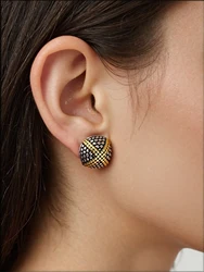 Unique Creative Cute Mushroom Shaped Stainless Steel Anti-Allergy Women's Earrings for Women's Birthday Christmas Gift