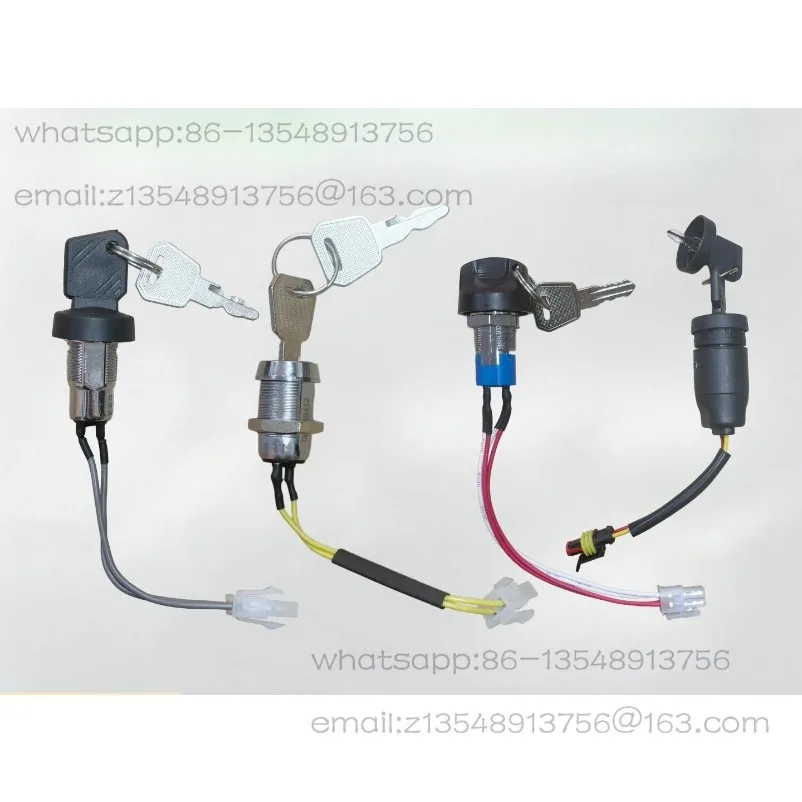 Original Key Switch Small Lithium Battery Forklift Small King Kong Afterburner Lock Floor Ox Electric Door Lock