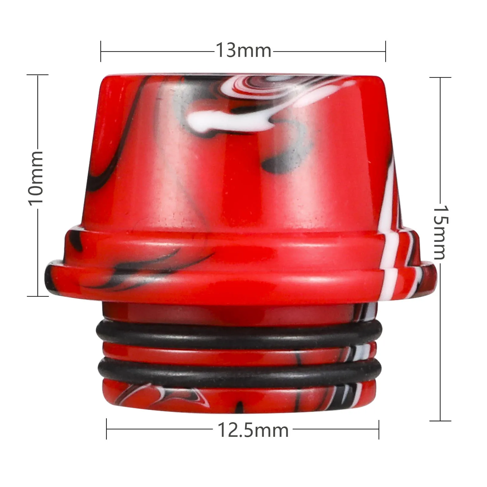 810เรซิน VAPE ปลายหยดปากกว้าง810 driptip สำหรับ KYLIN RTA RDA แทงค์อุปกรณ์เสริมเครื่องฉีดน้ำ