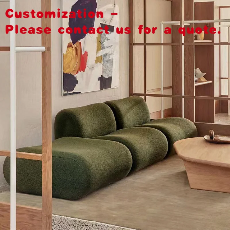 

Custom.ATUNUS Минималистичный скандинавский бархатный напольный диван без ног, современная мебель для гостиной, большой секционный диван