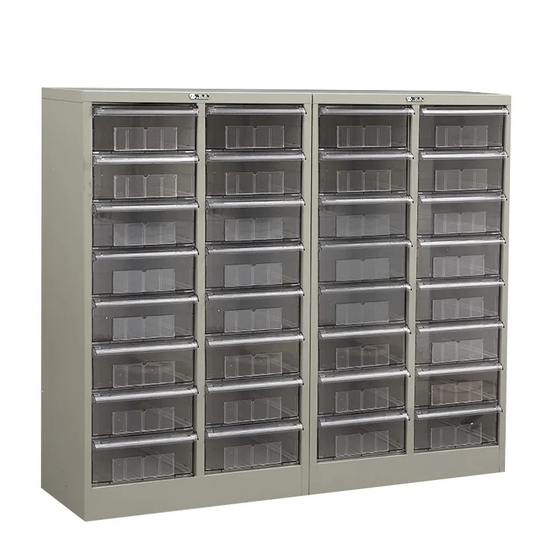Drawer type finishing Iron file cabinet Parts sample  Financial certificate cabinet A4 file cabinet