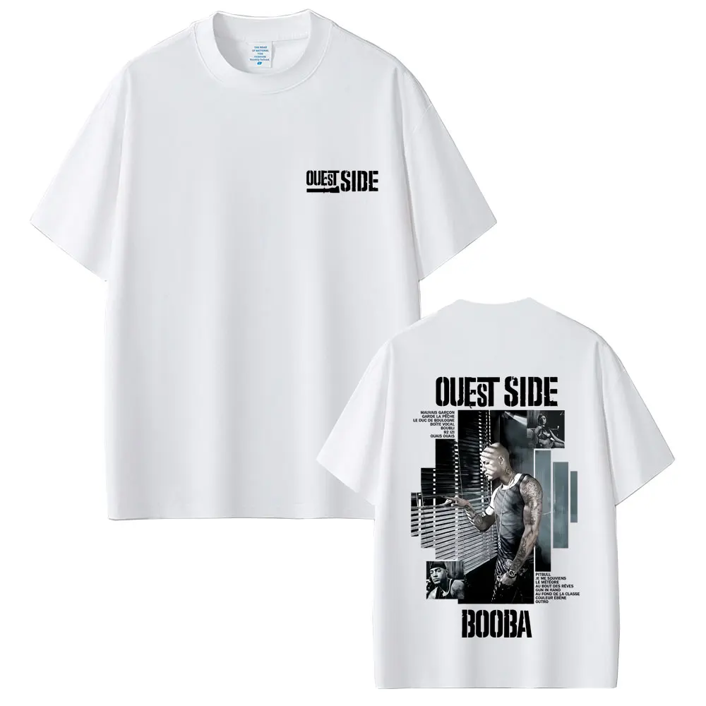 

Rapper Ouest Side Album Graphic T-shirt Men Women Hip Hop Fashion Pop Music T-shirts Male Casual Vintage T Shirt Tops Streetwear