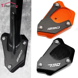 For KTM 790 890 1050 1090 1190 ADVENTURE 1290 Super ADV R S Motorcycle CNC Kickstand Foot Side Stand Extension Pad Enlarge Block