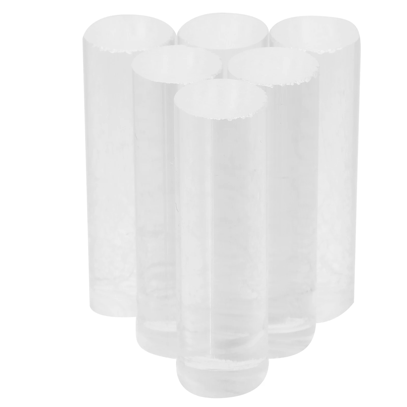 

6pcs Rods Acrylic Plant Support Rod Dowel Clear Sticks Acrylic Dowel Rod for Crafts Landscape Fish Tank Plant Display