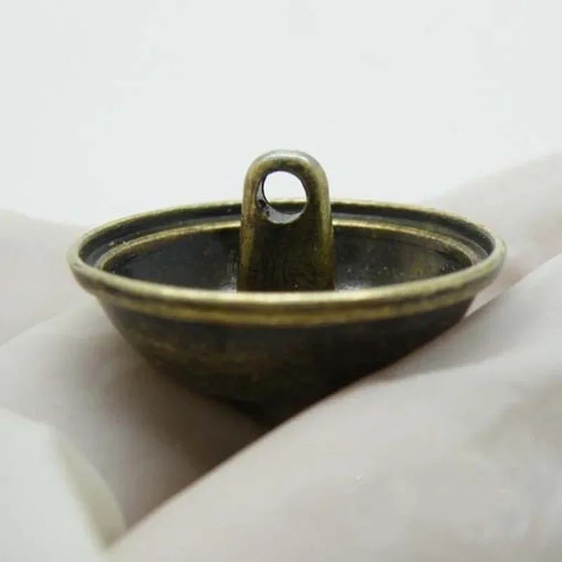 

Пуговицы высокого качества, 100 шт./чел., металлическая бронзовая голова гриба, тонкий боковой ретро-свитер, джинсовая ветровка, куртка с декоративными пуговицами