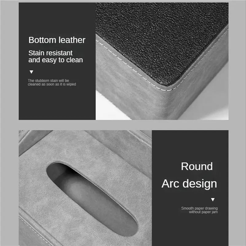 AEE3-Highend Tissue Box Holder Paper Box, Facial For Home Bathroom Dresser Office Automotive Decoration