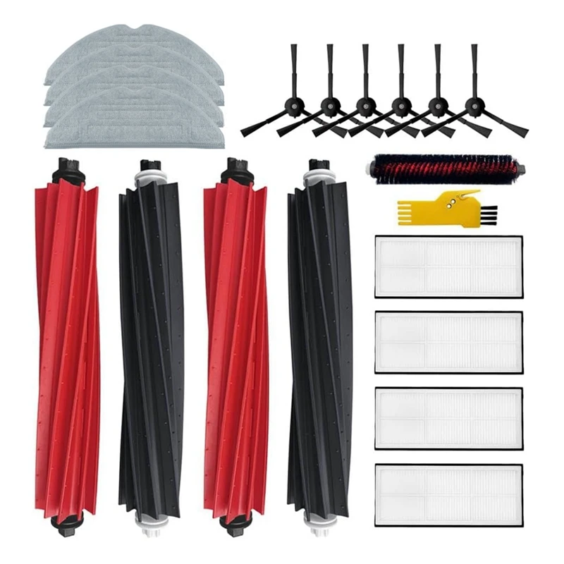 

Vacuum Cleaner Robot Replacement Parts Roller Brushes Filters Side Brushes Mop Cloths For Roborock S8 Pro Ultra