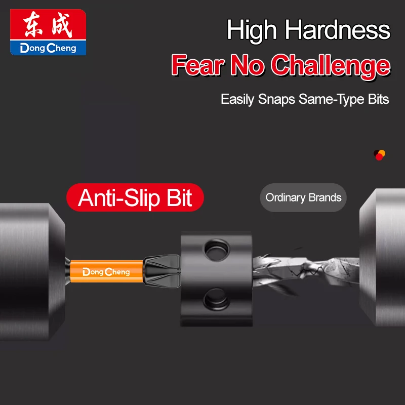 PH2 Screwdriver Bit Waterproof Rust Proof S2 Steel Magnetic Phillips Bit Serrated Anti Slip Hex Shank Driver Bit for Repair
