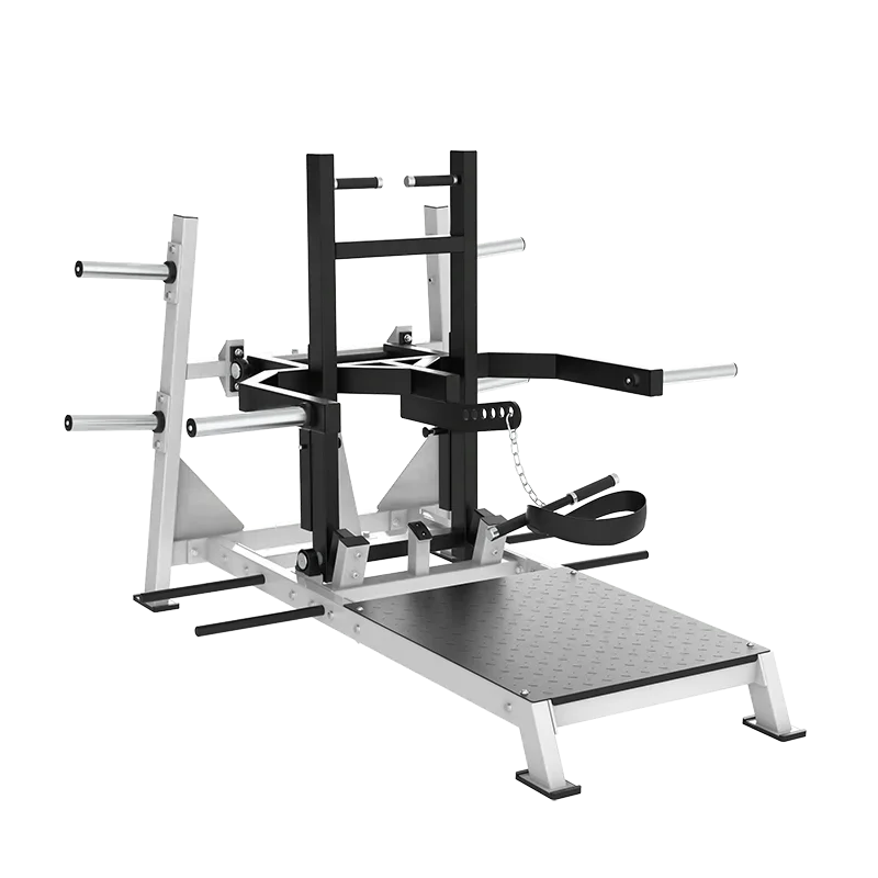 

Gym Equipment Women Men Strength Training Plate Loaded 3D Stand Hip Belt Squat Machine