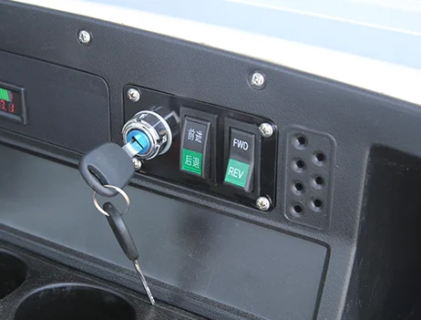 عربة جولف كهربائية جديدة بمقعدين مع بطارية ليثيوم بسعر جيد لنقل البضائع وبيع البضائع