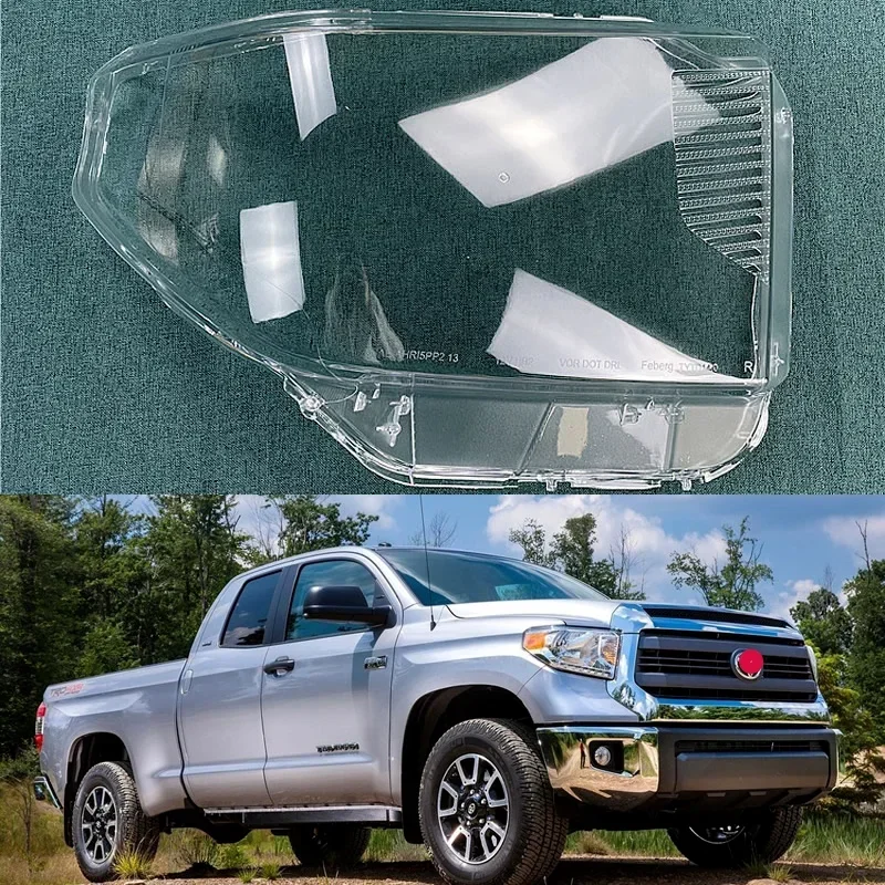 

For Toyota Tundra 2014-2017 Car Accessories Front Headlamp Cover Lamp Shade Headlight Shell Lens Original Lampshade Plexiglass