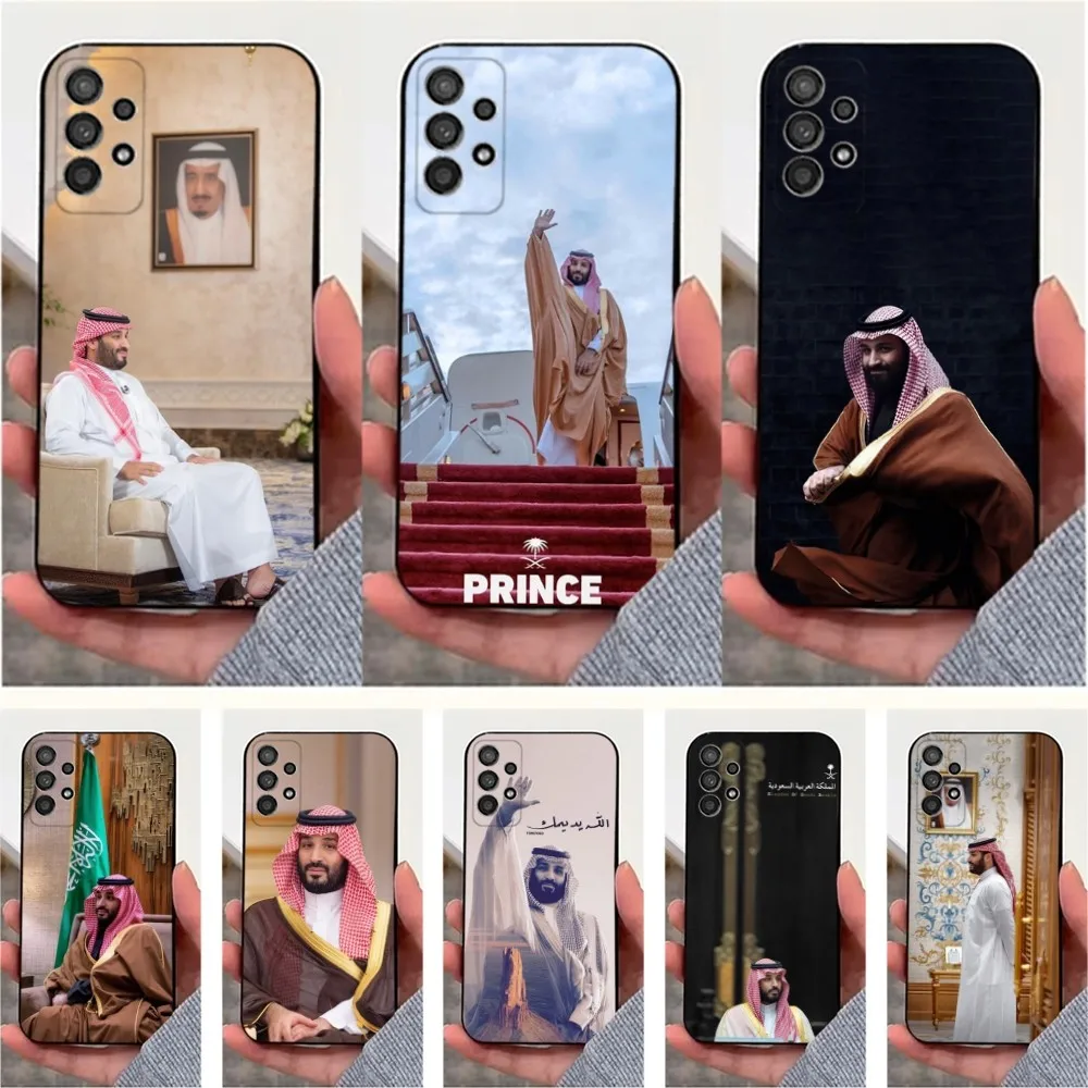 

King S-Salman of Arabia Phone Case For Samsung S25,S24,S23,S22,S20,S21,S10,Ultra,Plus,Lite,FE,Soft Silicone Black Cover