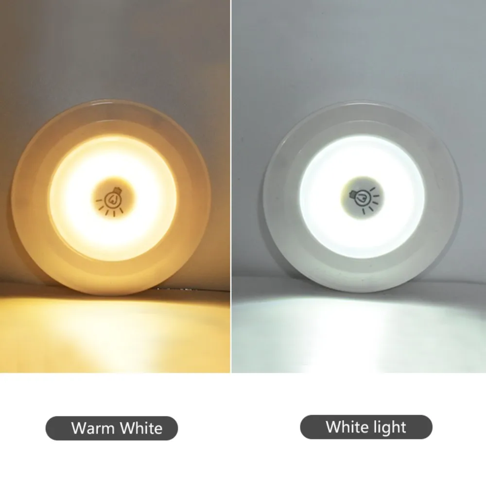 Luz LED Cob superbrillante para debajo del gabinete, lámpara de noche regulable con Control remoto inalámbrico, 3W, para dormitorio, cocina