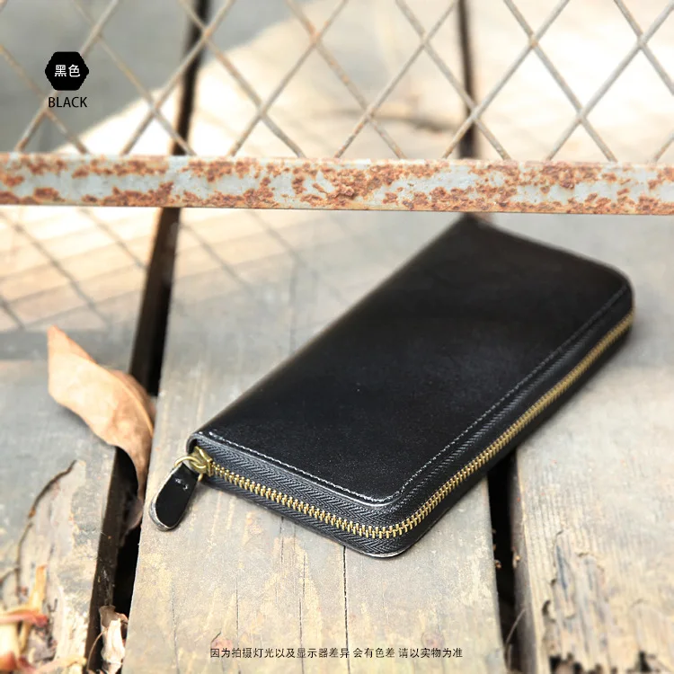 Retro man long wallet business high-end wallet