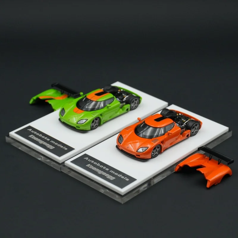 Autobots em estoque 1:64 ccgt hypercar capô que pode ser aberto diecast diorama modelo de carro coleção brinquedos