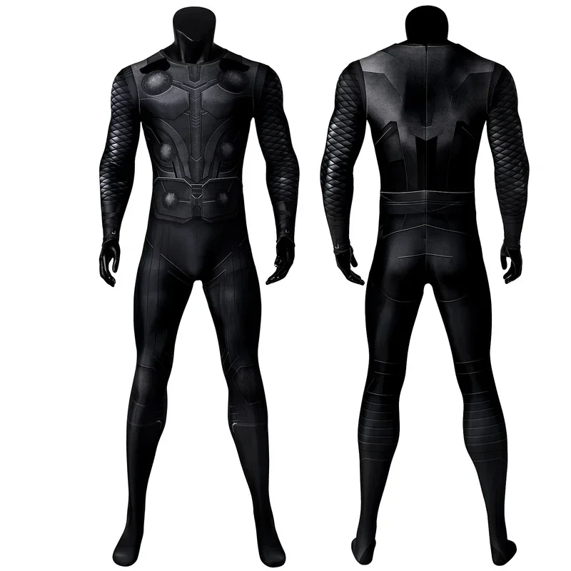 الكبار إنفينيتي الحرب إله الرعد ثور بذلة تأثيري حلي هالوين حفلة تنكرية طباعة Zentai ارتداءها