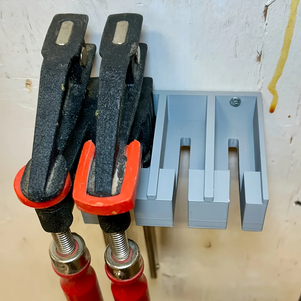 Soporte de pared, soporte de sujeción tipo F Bessey — Impresión 3D, herramienta de organización para estudio en casa, estante de almacenamiento, ahorro de espacio