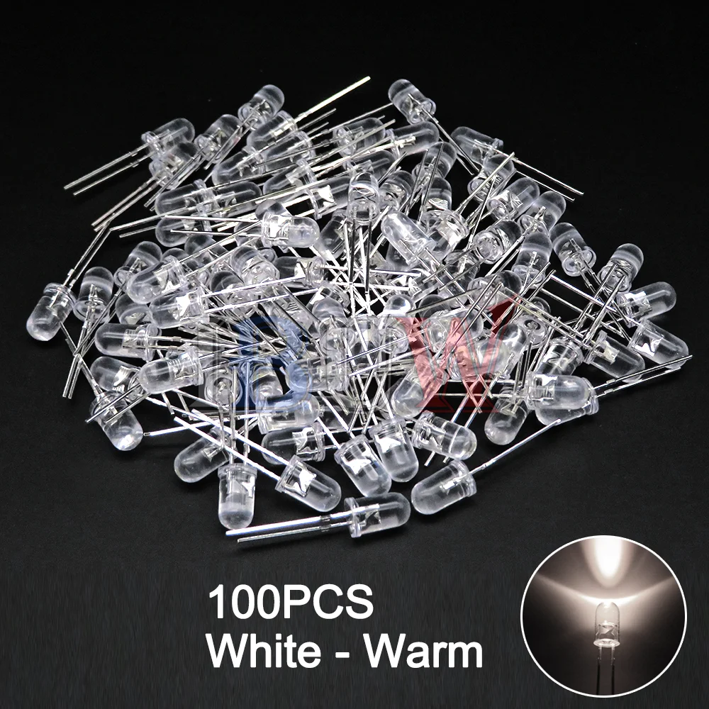 Variant: 100pcs White-Warm