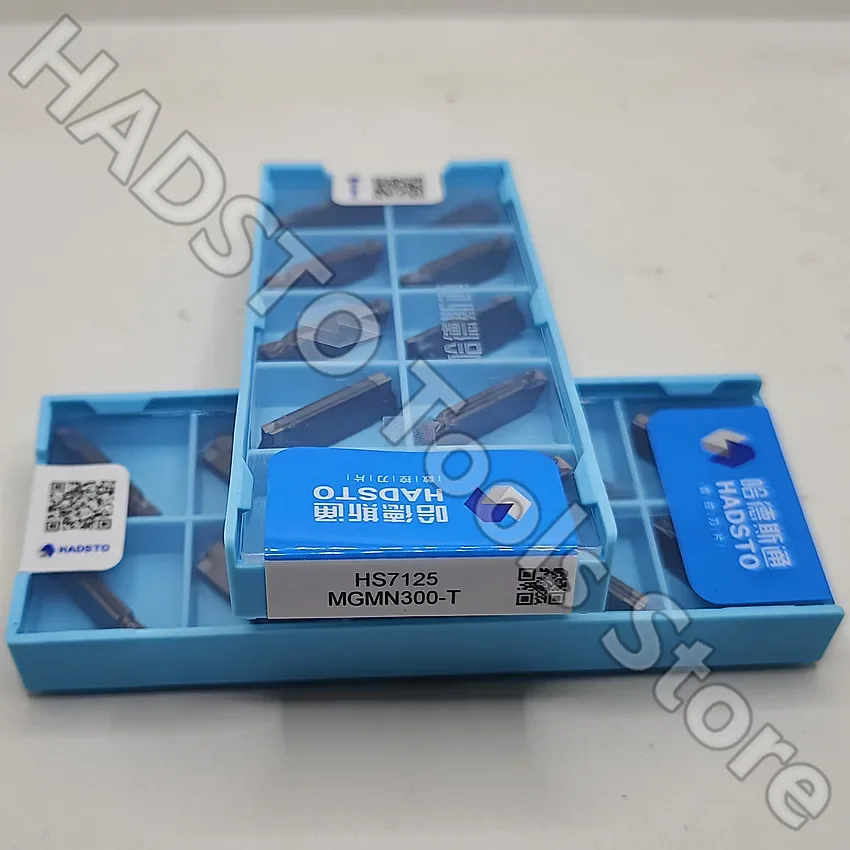 MGMN300-T HS7125 HADSTO MGMN300-T MGMN300 3,0 мм твердосплавные вставки с ЧПУ, отрезные долбежные вставки, 10 шт./кор.