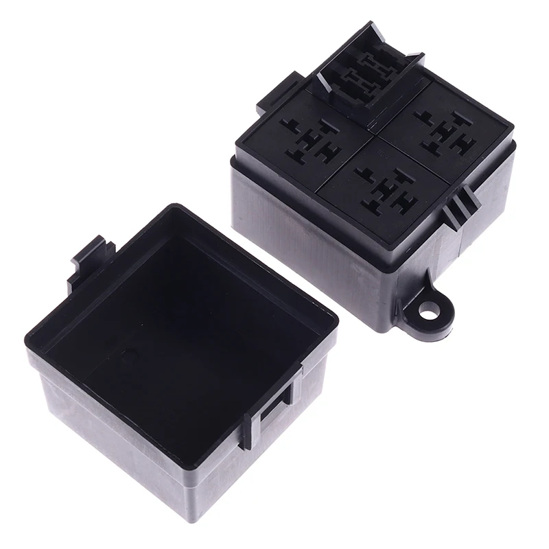 Free combination Auto Car Truck 4Way fuse holder +4way relay holder Circuit Standard ATO Blade Fuse Box Block Holder 12V 24V