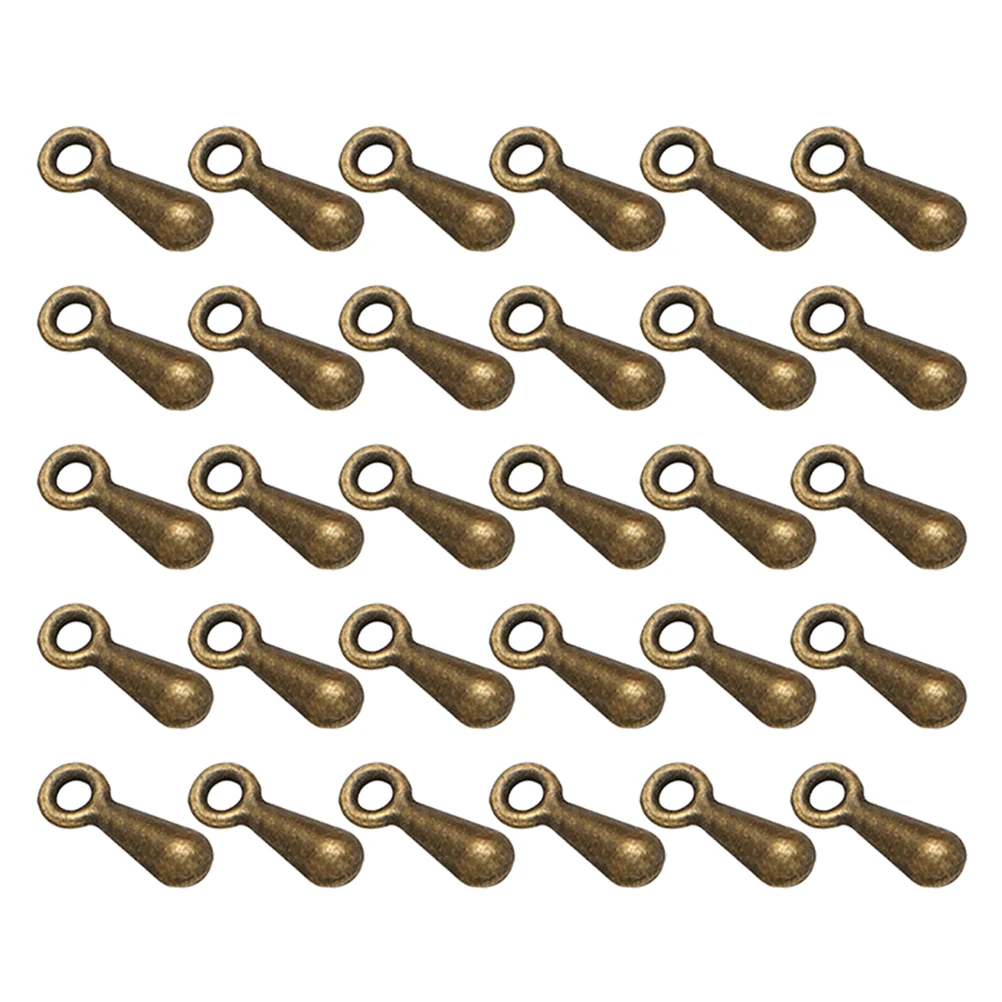 

1000 PCS Water Drop Pendant DIY Necklace Pendants Long-chain Tail Metal Holiday