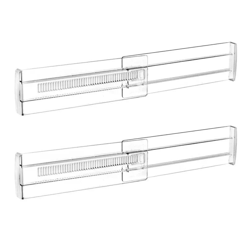 2PCS Expandable Drawer Dividers for Kitchen Utensils Bedroom Clothes Storage Organization Cabinet Clapboard Separator