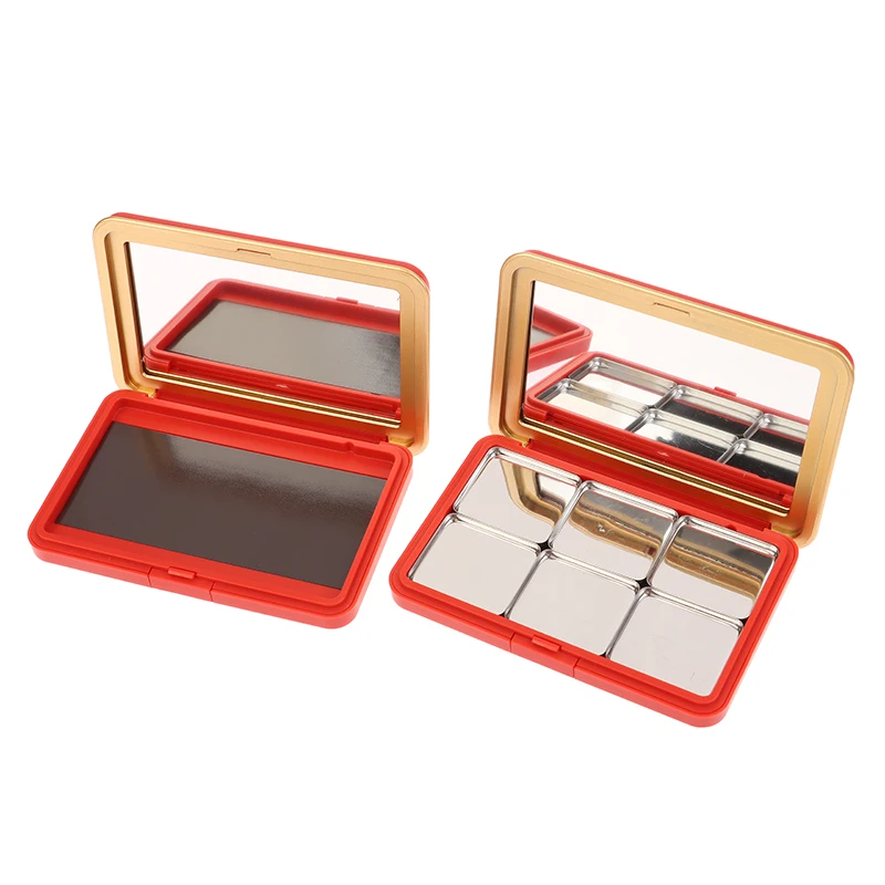 Multi-grids DIY Eyeshadow Palette With Mirror Empty DIY Cosmetic Box Magnetic Makeup Palette DIY Make Up Tool