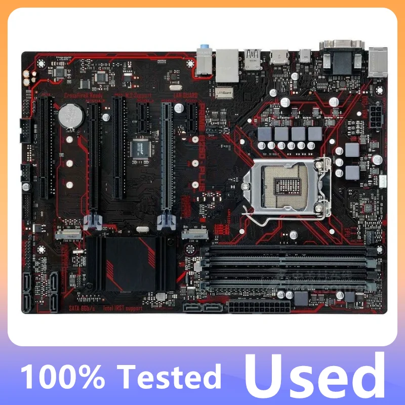 100% Original Testing Prime B250-plus Ddr4 Desktop Board Lga 1151 I7/i5/i3 Usb3.0 Sata3