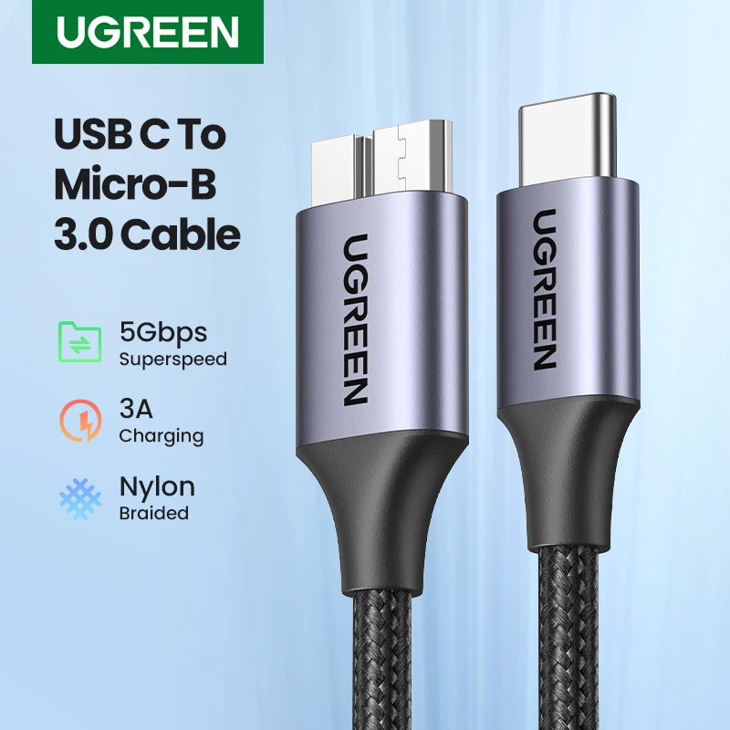 Кабель USB-C/Micro 3.0 В Ugreen