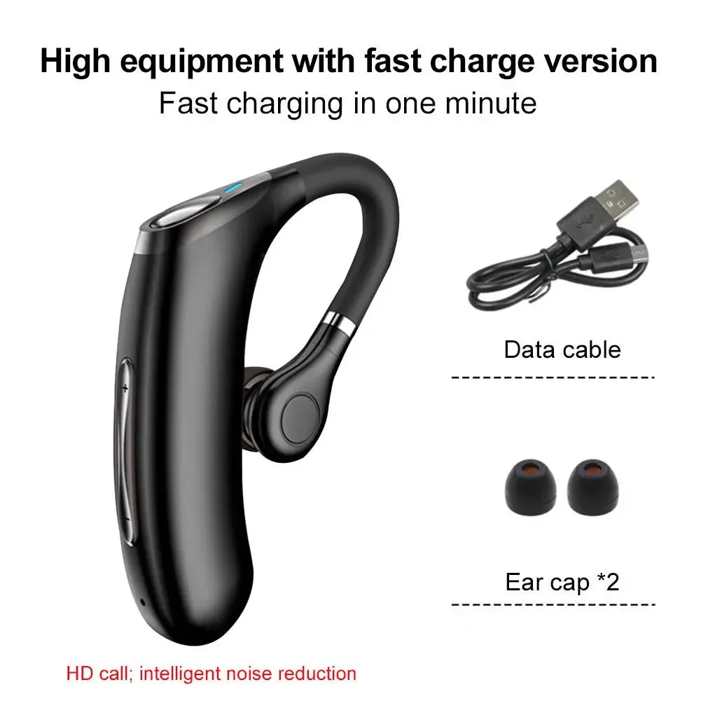 Wireless Earphone M50 Smart Bluetooth Earbuds Ear Hook Long Standby Sport Earphone Handsfree Volume Control